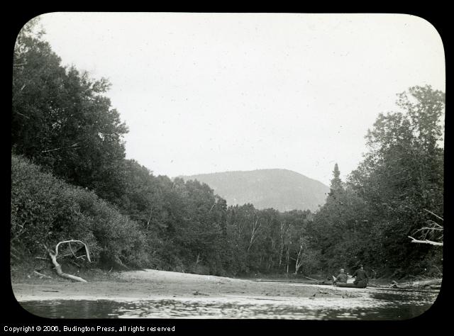 Low Shot on Canoe in Stream